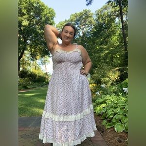 Christy Dawn Emma Dress (Strawberry Cream)